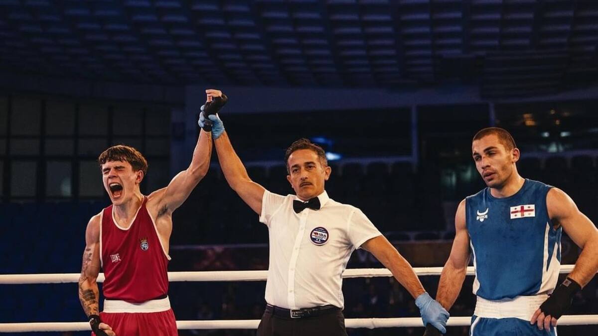 El boxeador de Galdakao Oier Ibarretxe consigue el billete para los JJOO de París: "Todavía estoy en una nube"