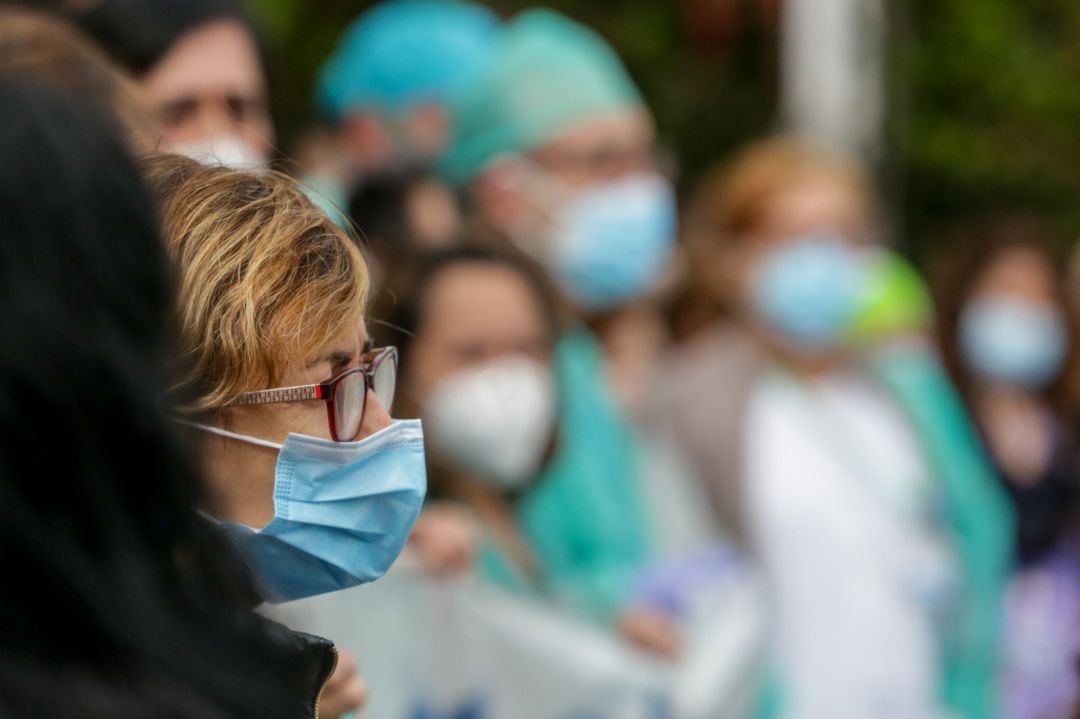 Una sanitaria del Hospital Severo Ochoa de Leganés 