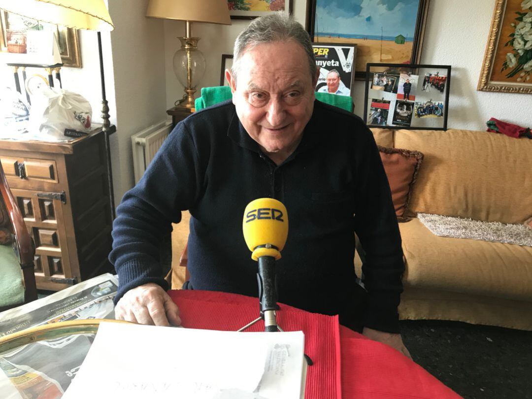 Españeta, entrevistado por Fran Guaita para el podcast de "100 años, 100 historias" sobre el Valencia CF