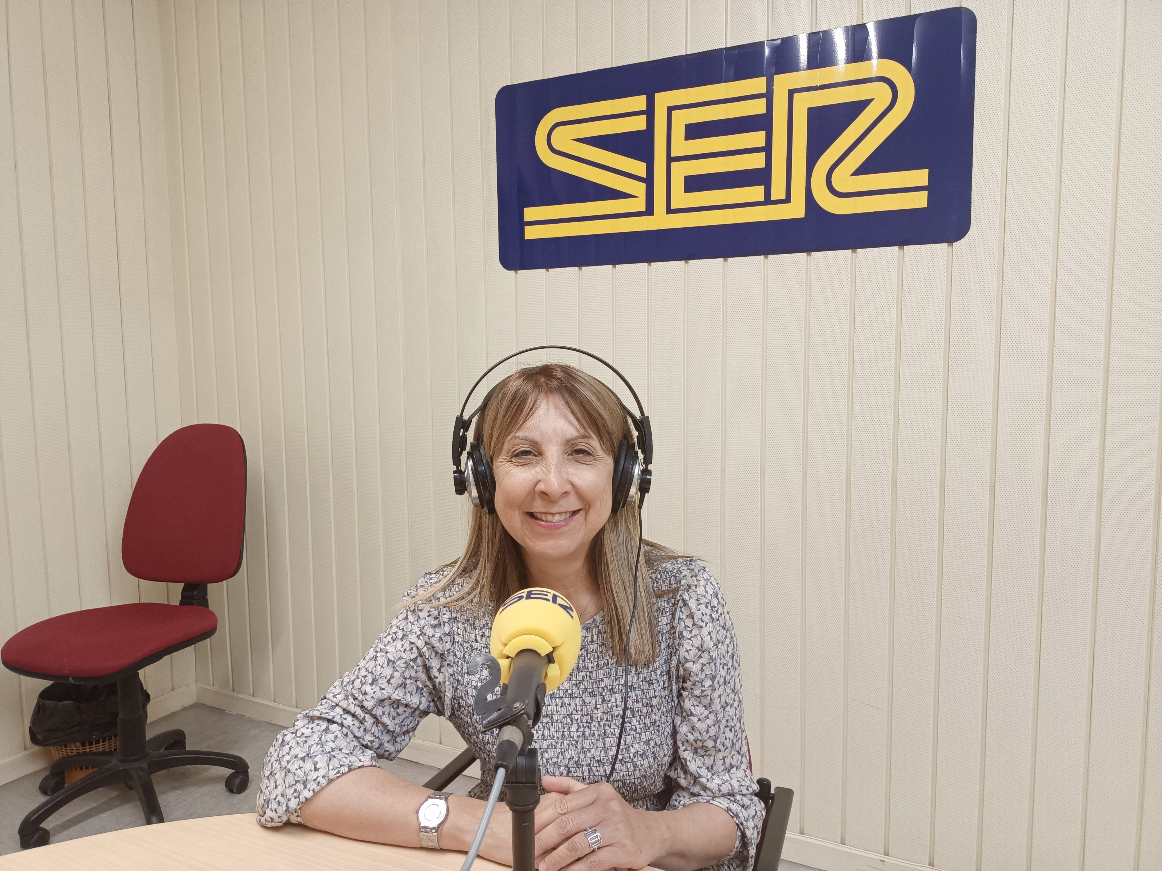 Berta Fernández, candidata del PSOE a la alcaldía de Sabiñánigo