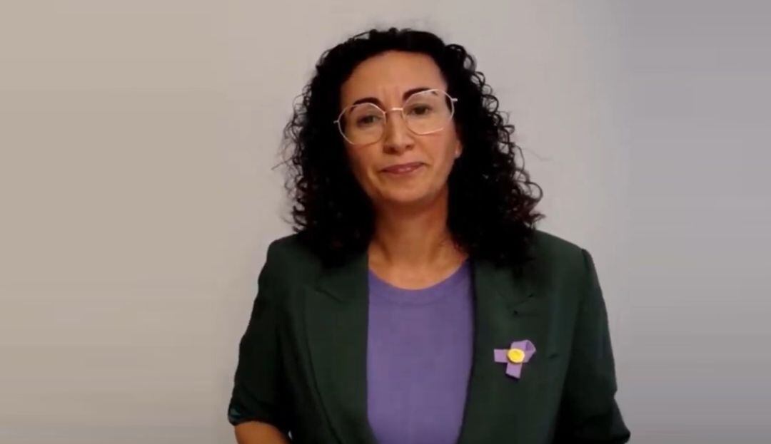 La secretaria general d'Esquerra Republicana, Marta Rovira, en una imatge difosa pel seu partit amb motiu de la Diada 
