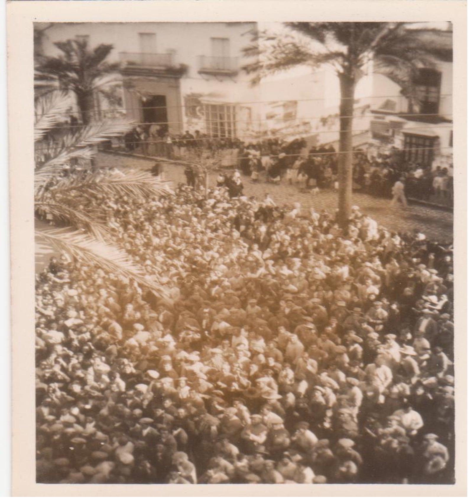Concentración de jornaleros en la Plaza de la Corredera Archivo fotográfico de A. Pereira