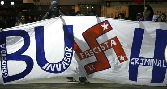 Protestas contra Bush en Guatemala. (Foto: Reuters)