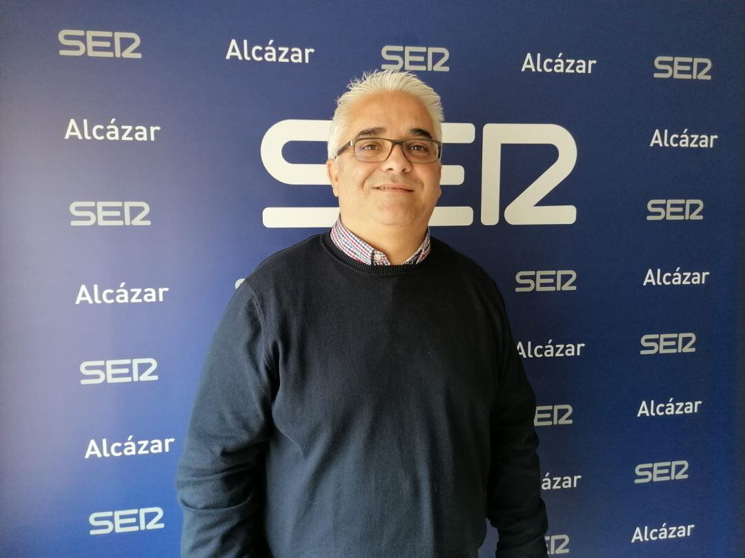 Carlos Ortiz, en los estudios de SER Alcázar