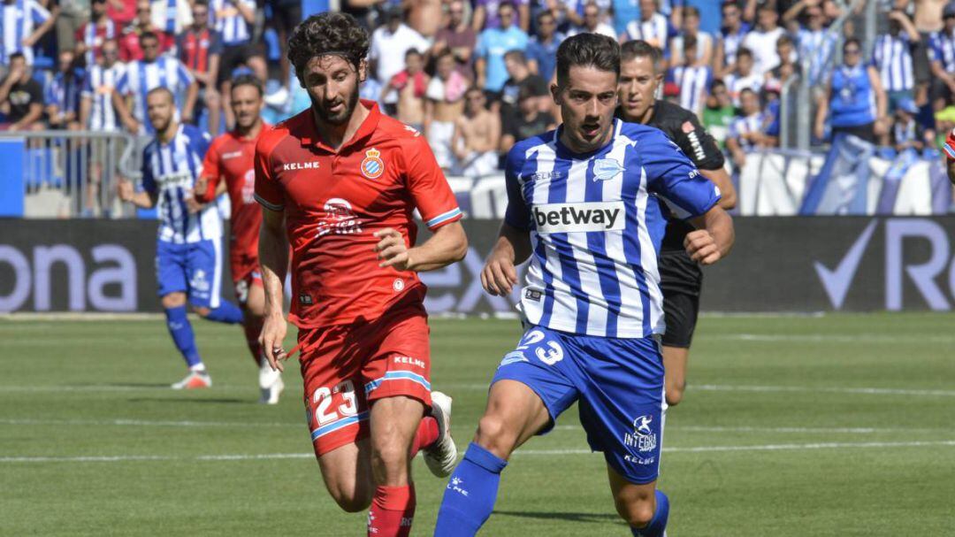 Jony en un partido contra el Espanyol.