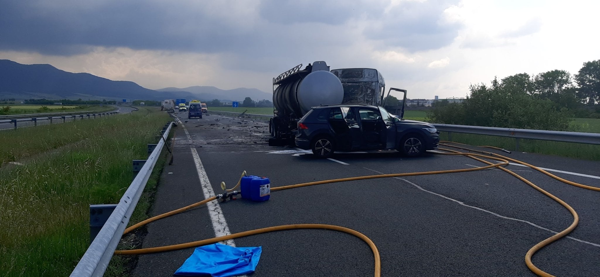 Un fallecido y dos heridos en un accidente a la altura de Agurain