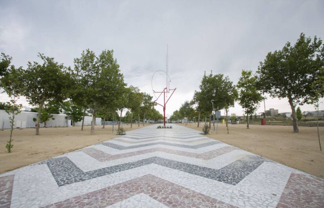 Prolongación del Passeig en el Parc Ausiàs March en Gandia