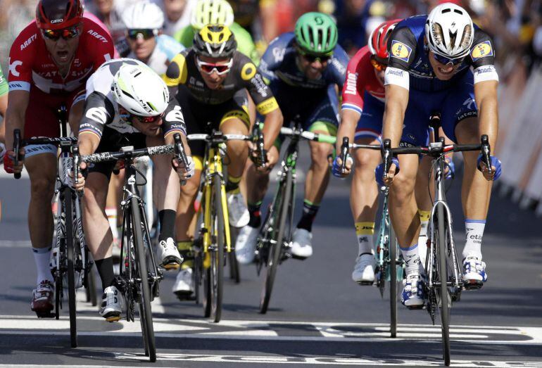 Victoria de Mark Cavendish en la sexta etapa del Tour.