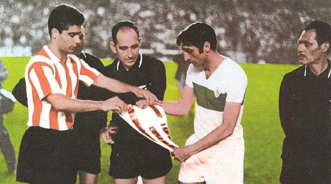 Iborra fue el capitán del Elche en la final de Copa ante el Athletic en 1969