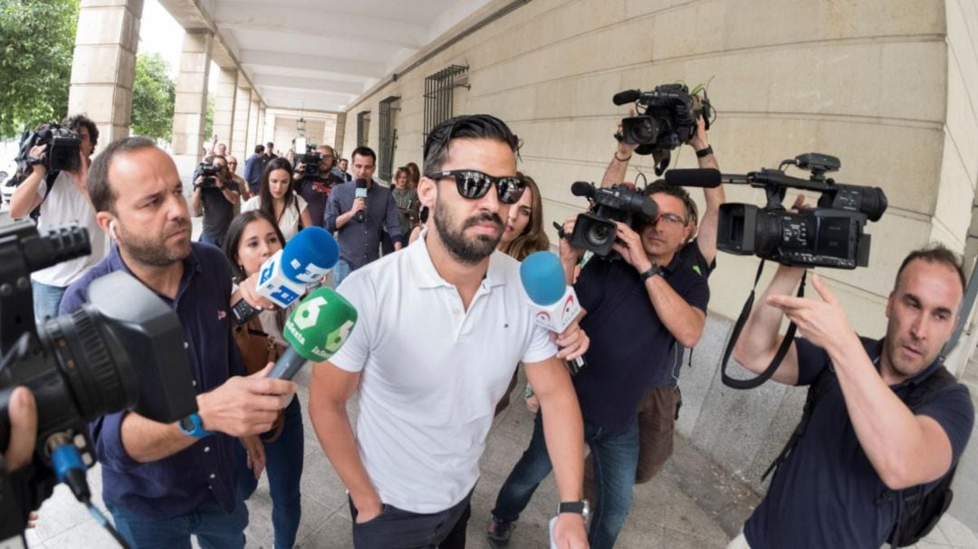 Antonio Manuel Guerrero llegando a la Audiencia de Sevilla (archivo)