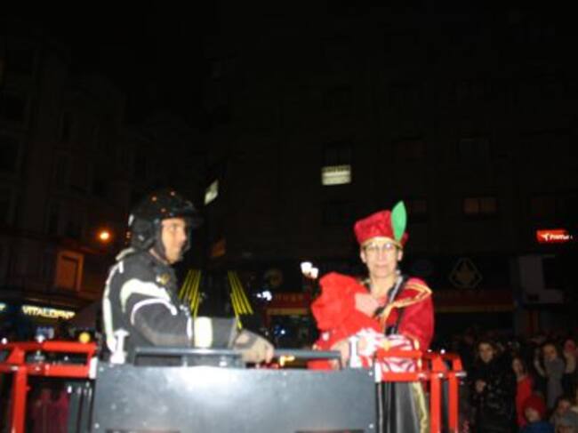 Los bomberos de Ponferrada rescataron al paje el Mago Chalupa