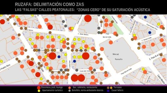 Documento elaborado por el colectivo &#039;Russafa Descansa&#039;.