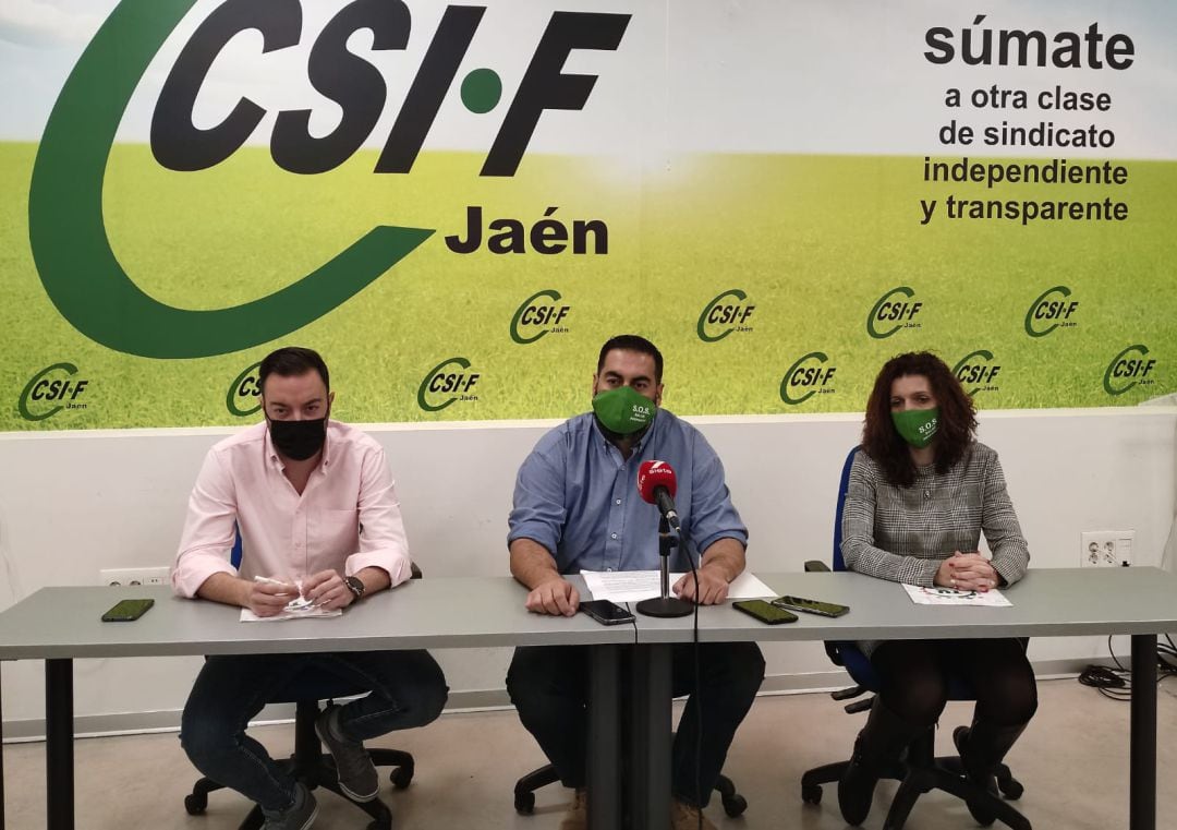 El sindicato de funcionarios ha realizado rueda de prensa, este jueves, en la capital jiennense