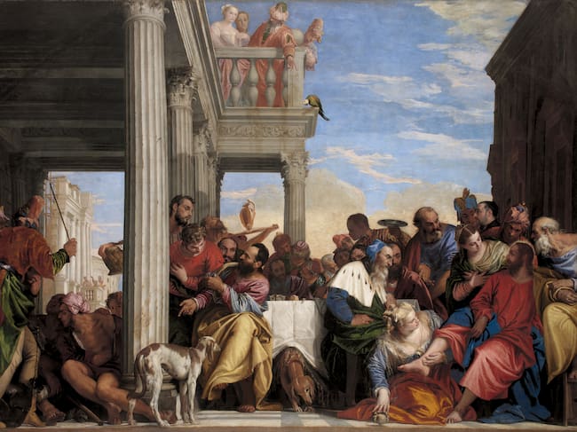 'La cena en casa de Simón' de Paolo Veronese