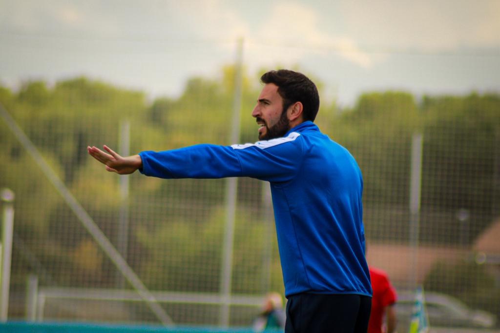 Álex Izquierdo, en su etapa como entrenador de la Arandina