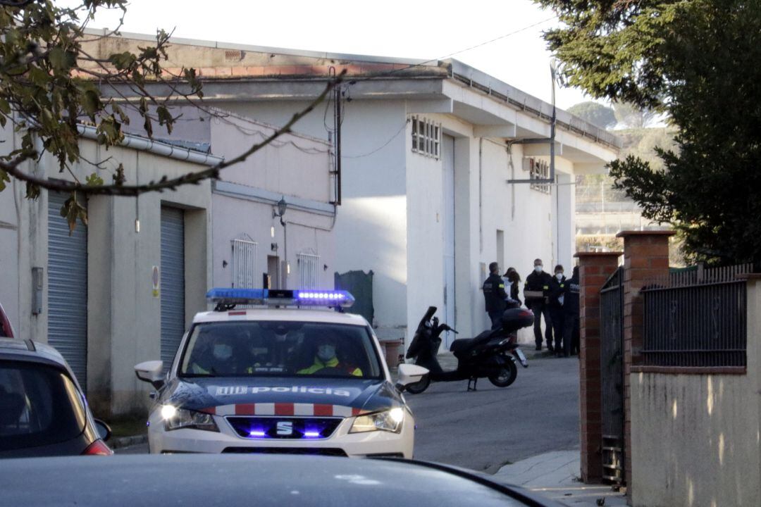 Escorcoll de l&#039;empresa de la víctima, a Vilafant.