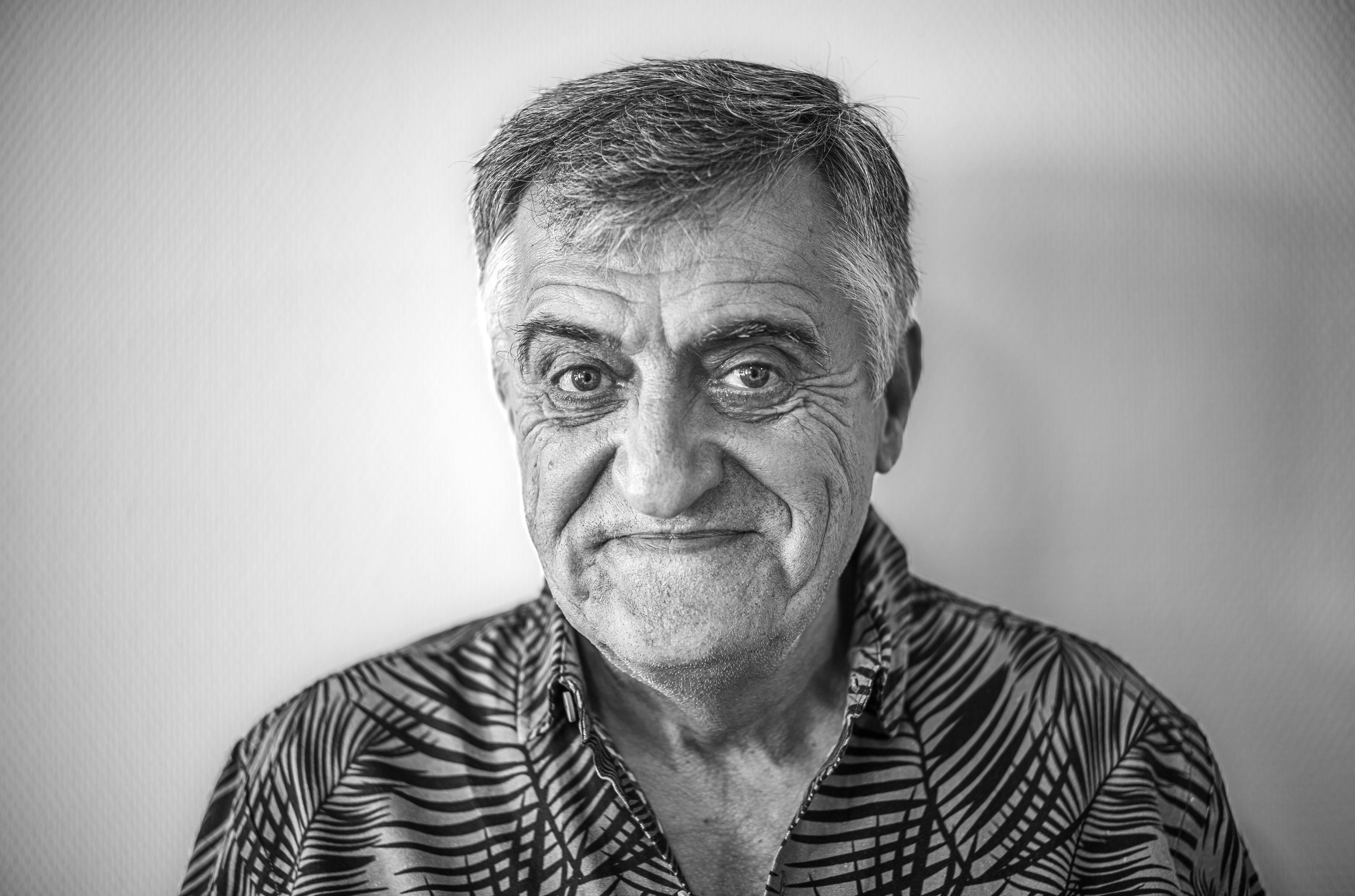 El Gran Wyoming, fotografiat per James Rhodes a la Cadena SER.