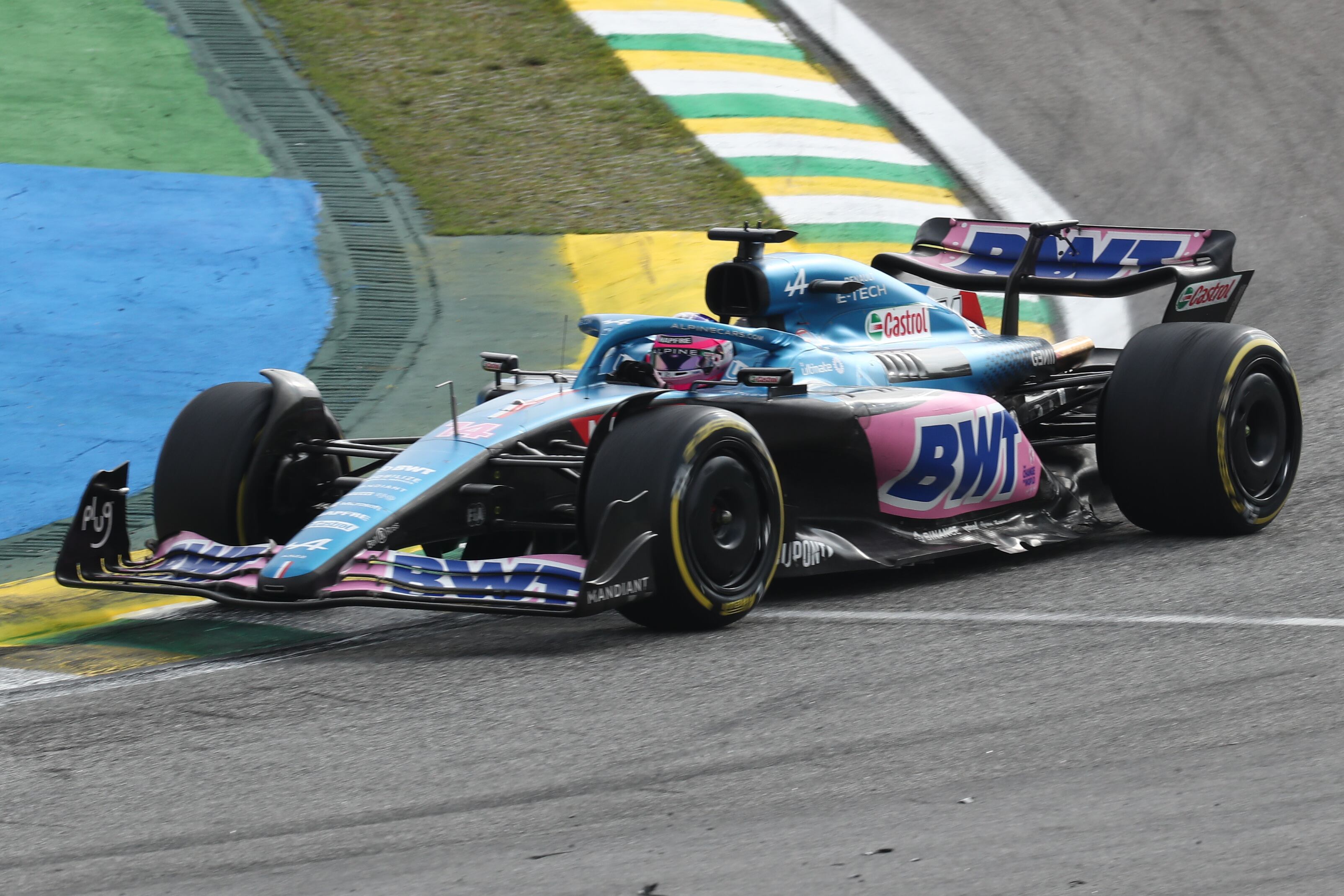 Fernando Alonso, en el Gran Premio de Brasil