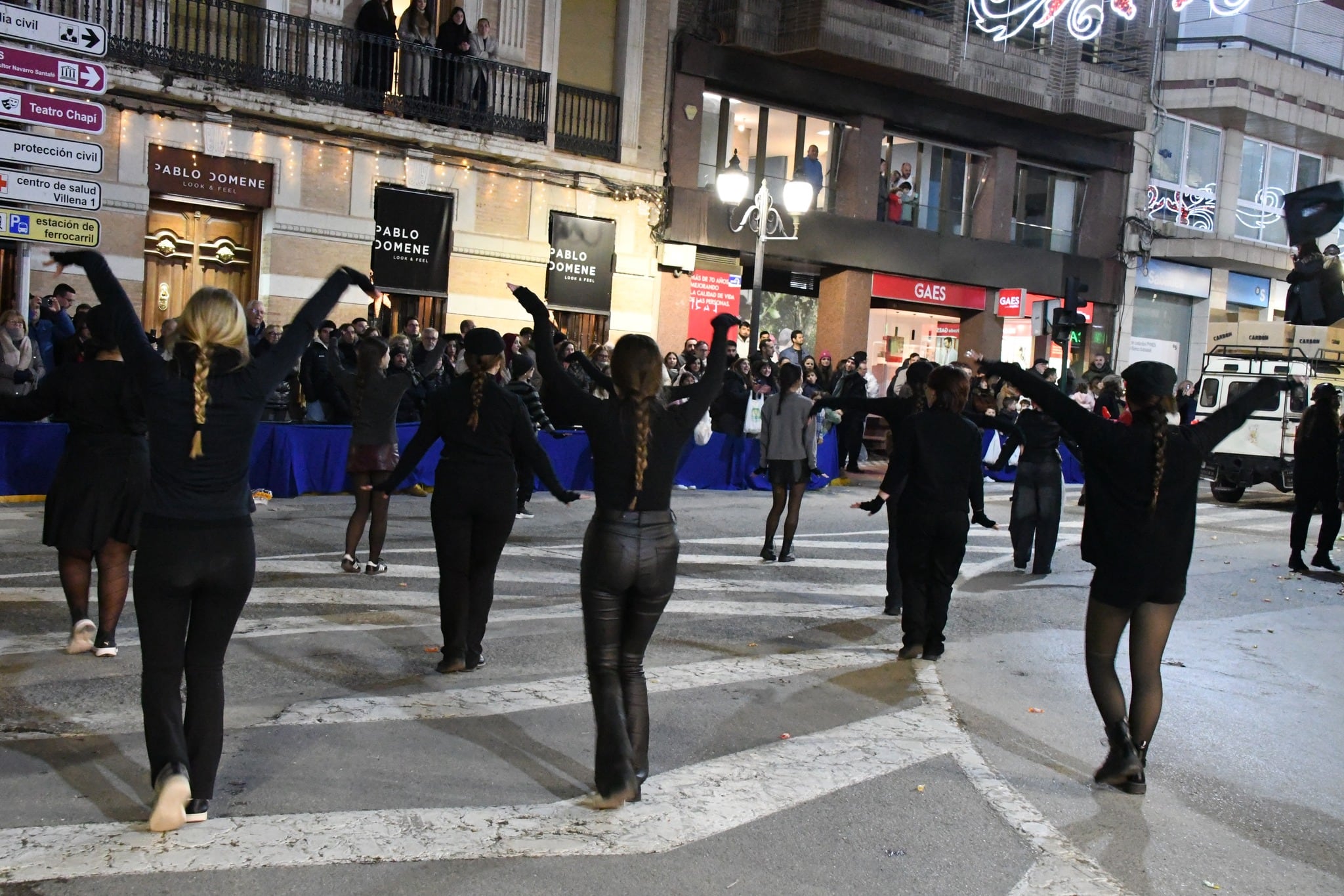 Las del carbón, en la cabalgata