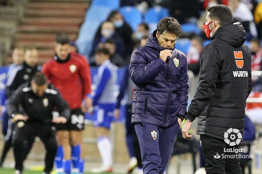 Rubi en uno de sus peores momentos tras caer el año del ascenso en Zaragoza.