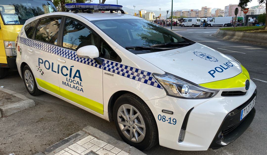 Un coche policial en Málaga