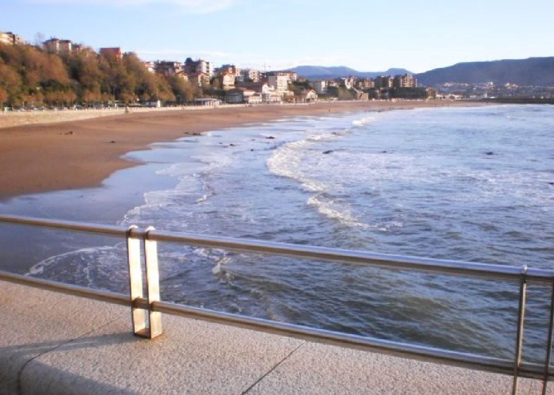 Playa de Ereaga, en Getxo