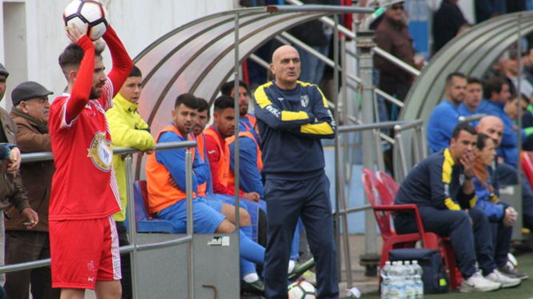 Zafra durante un partido.