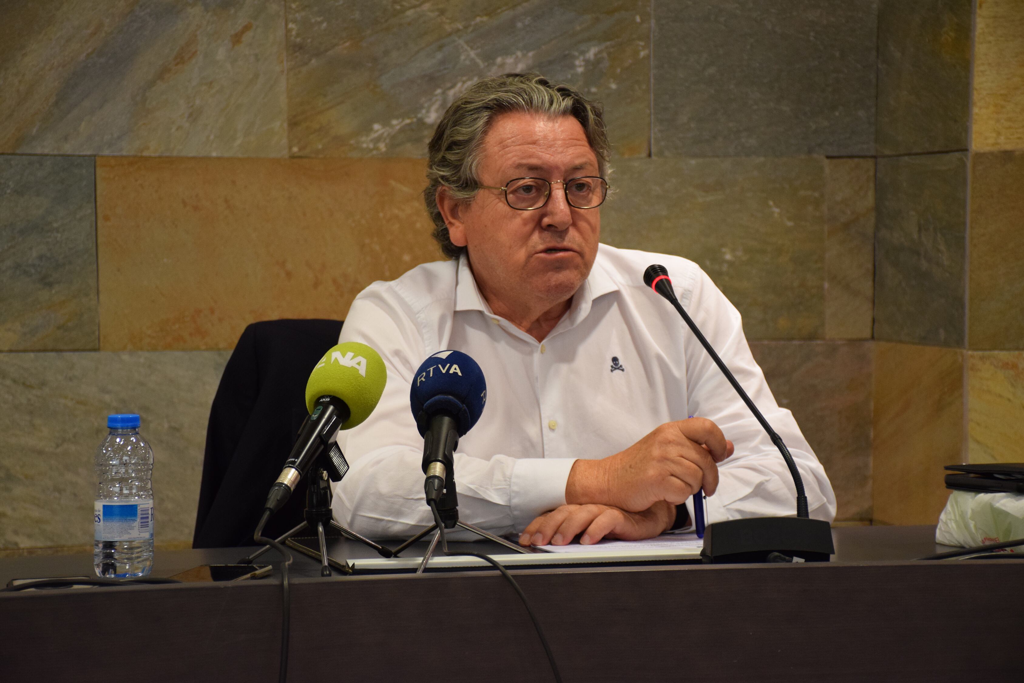 Enric Dolsa després d&#039;una sessió de comú d&#039;Ordino.