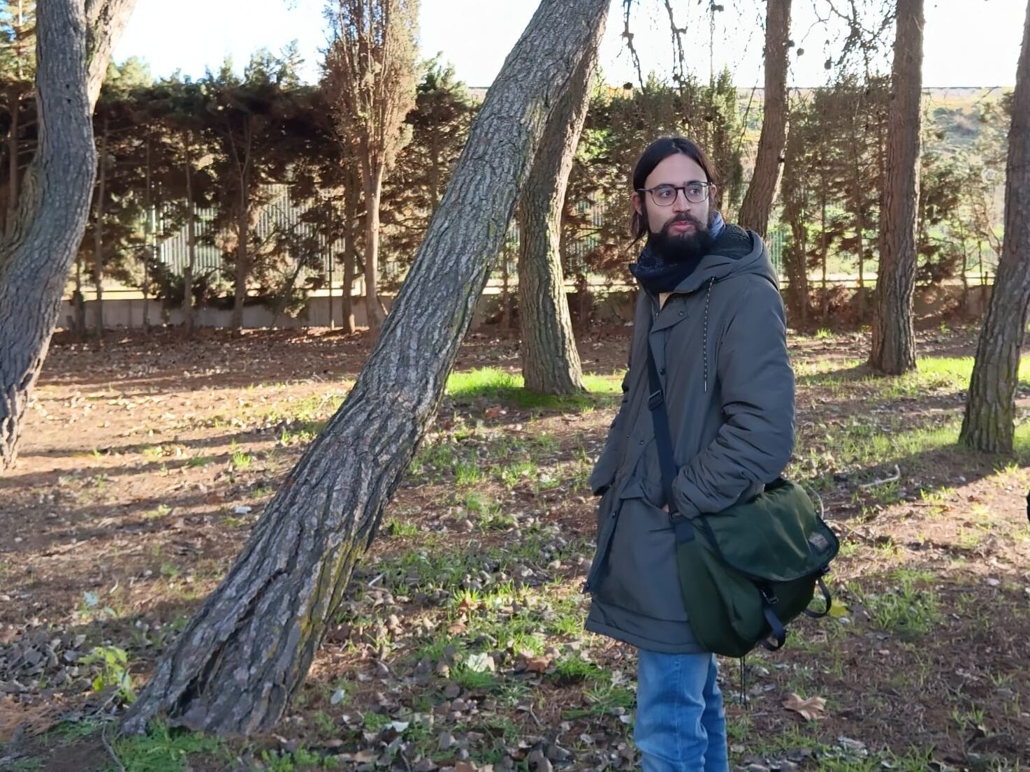 Imagen de archivo del concejal de Medio Ambiente, Carlos Medina, en el parque General Gutiérrez