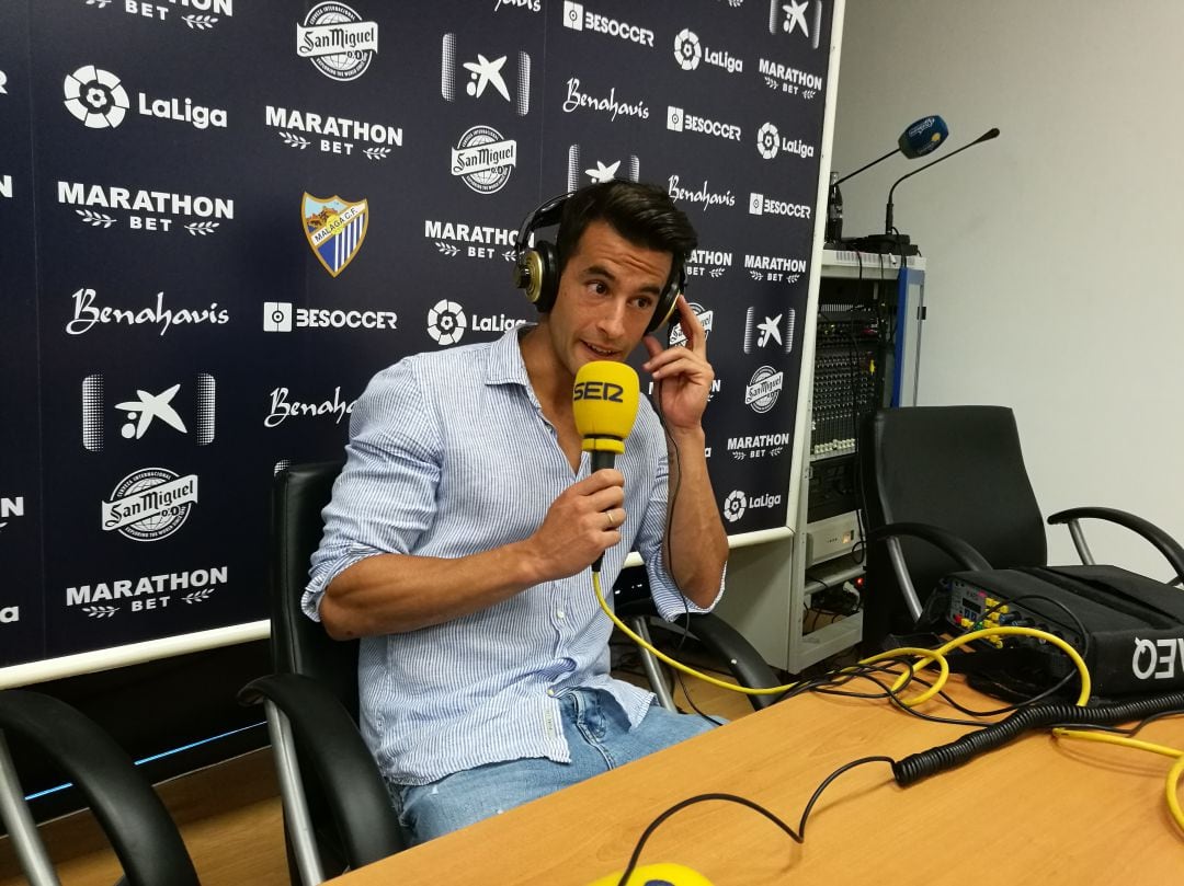 Luis Hernández, durante la entrevista en SER Deportivos