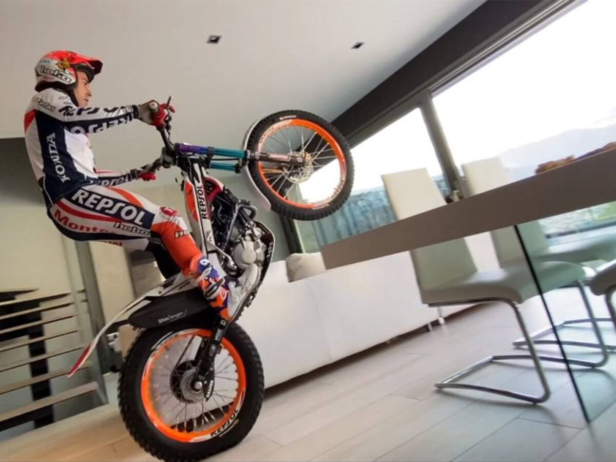 Toni Bou al 'Què t'hi Jugues!': "Em va costar entrar amb la moto a l'ascensor!"