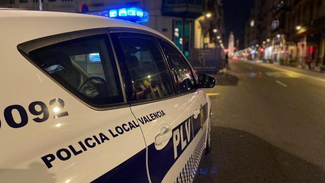 Coche de Policía Local de València en una imagen de archivo.