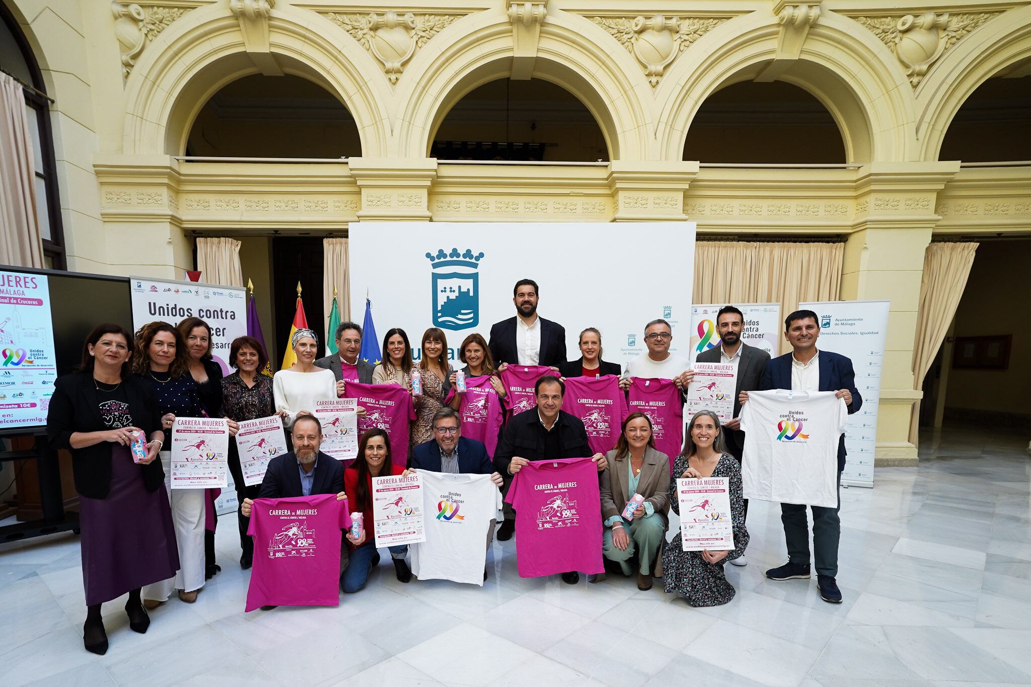 Presentación de la décima Carrera Mujeres contra el Cáncer Ciudad de Málaga
