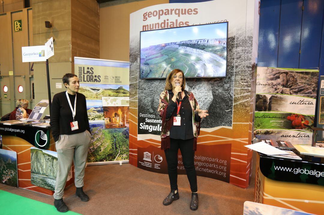 Difusión de Las Loras en FITUR a cargo de la presidenta de la Diputación de Palencia, Ángeles Armisén