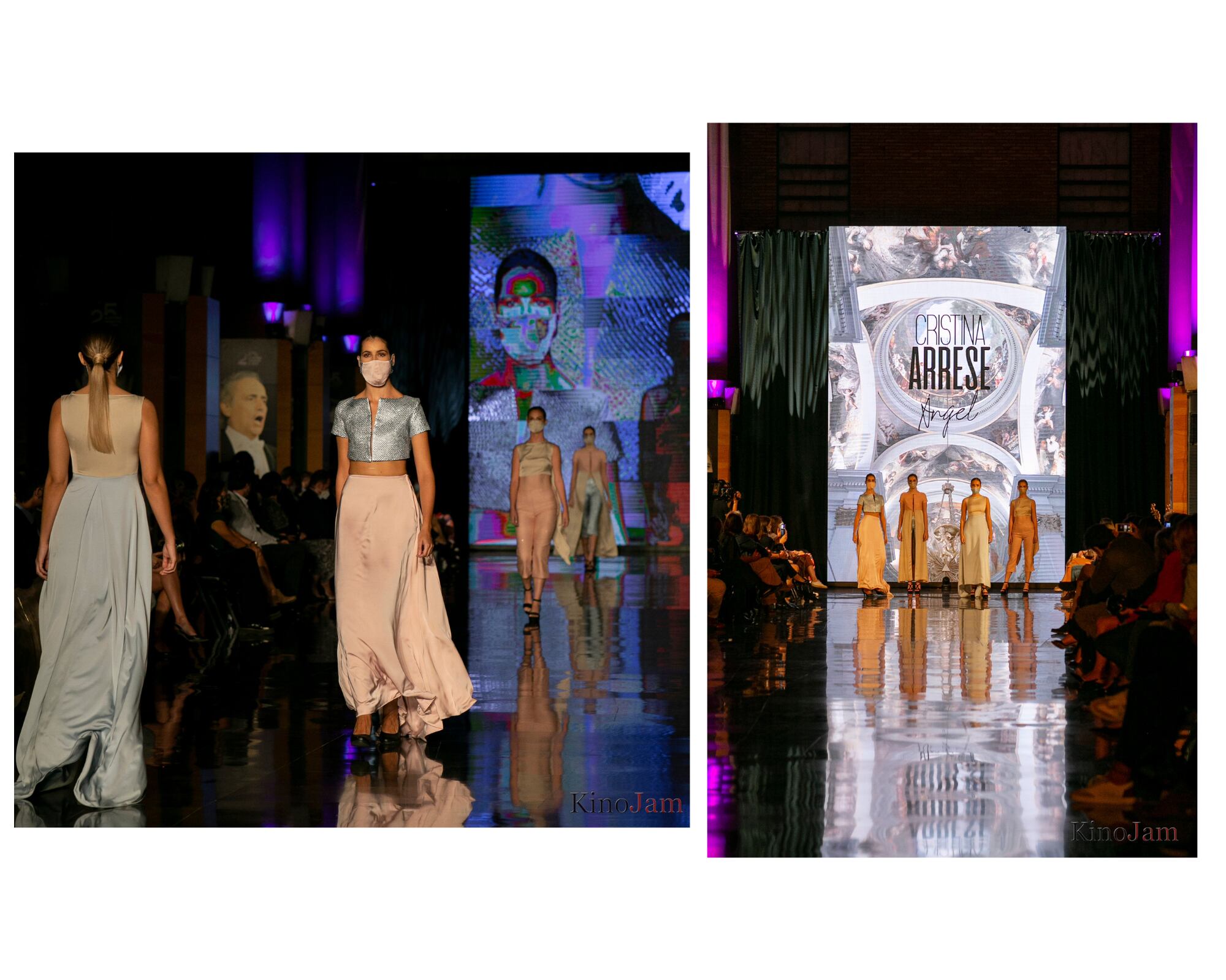 Diseños de Cristina Arrese en el certamen de moda Aguja Goyesca