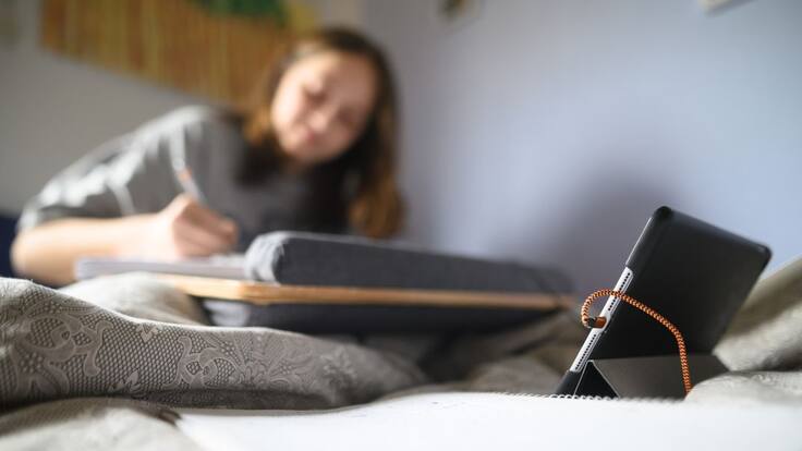 Gabriel Perales, universitario: "Lanzamos esta web para colaborar con los chavales y que no se queden atrás"