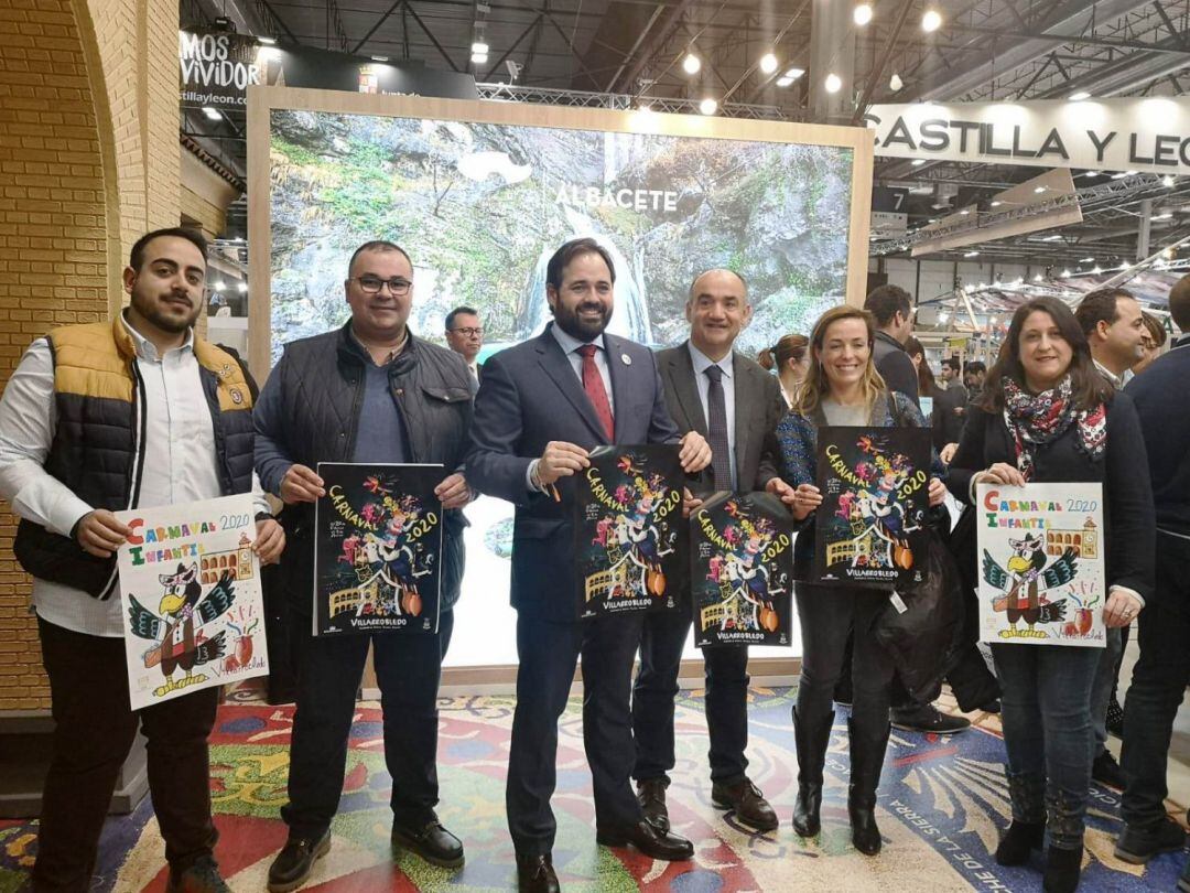 Valentín Bueno y Bernardo Ortega en el día de Albacete en Fitur.