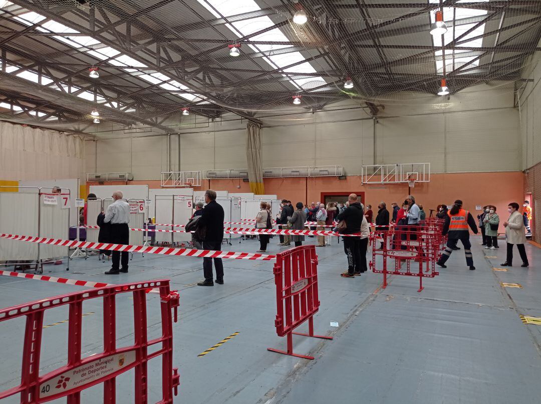 Imagen de archivo de jornada de vacunación en Campos Góticos, Palencia