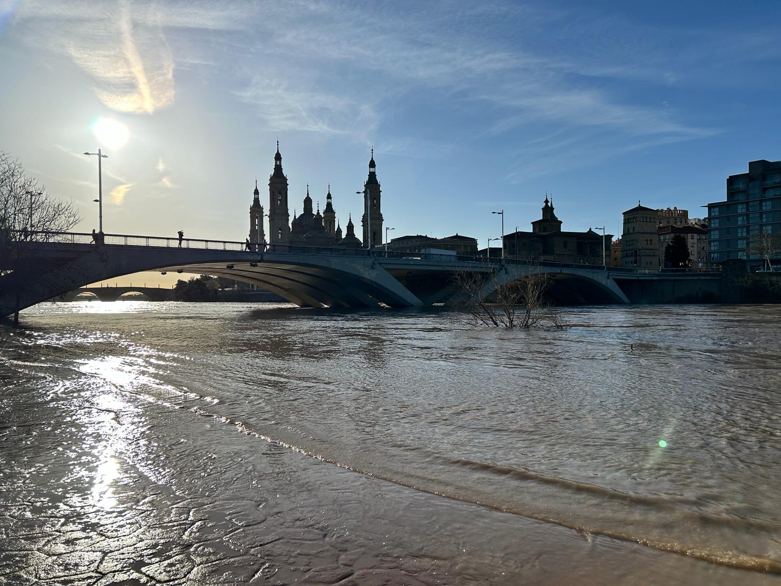 Crecida del río Ebro