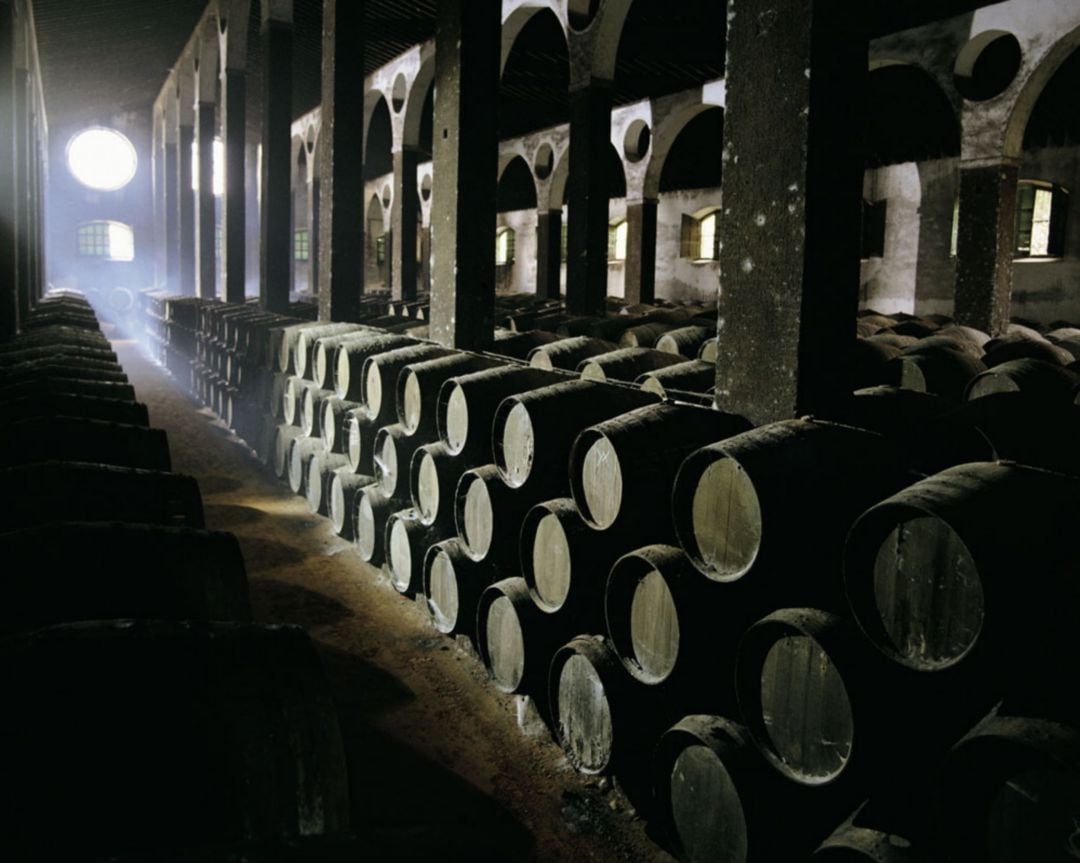 Interior de una bodega del Marco de Jerez 