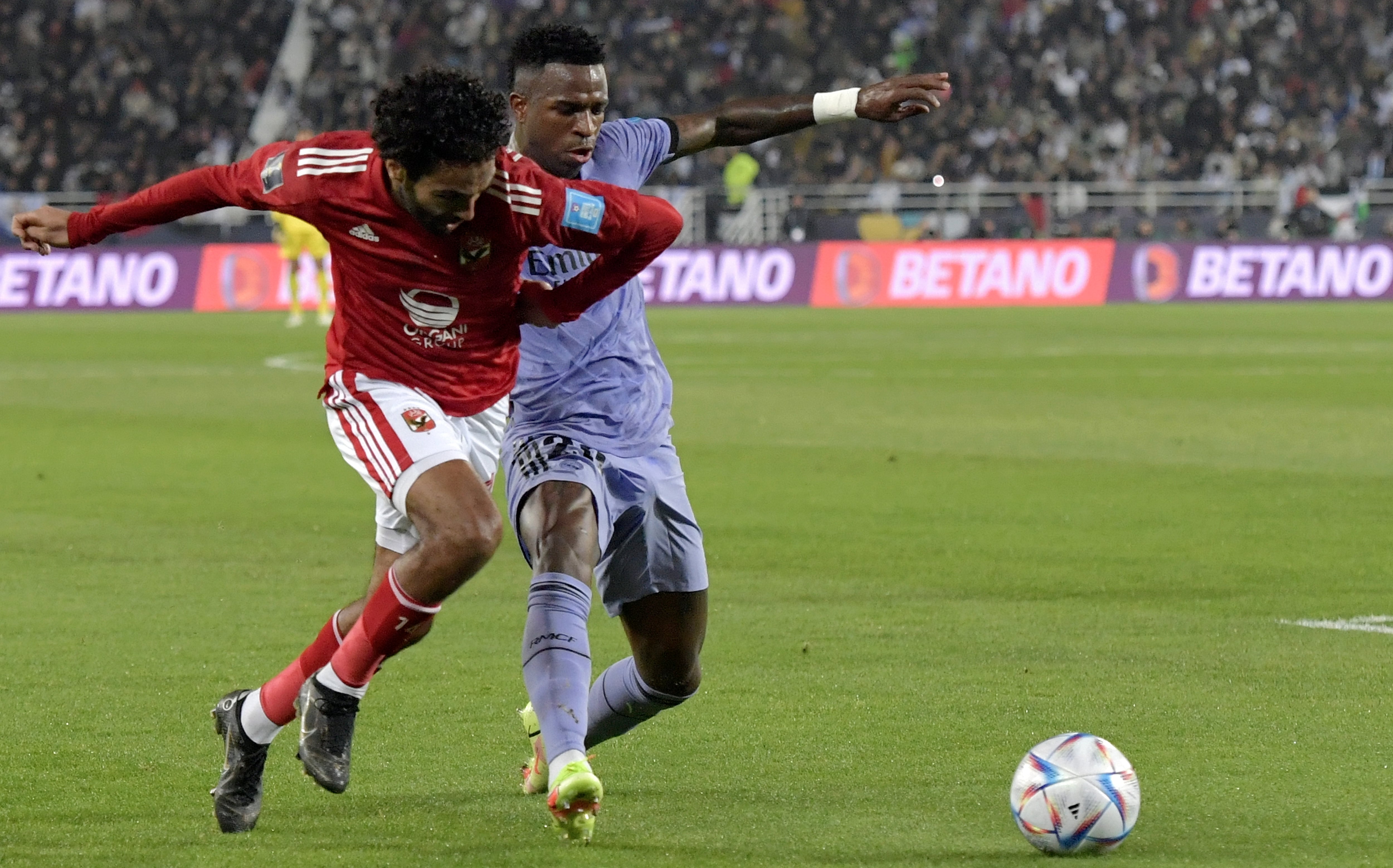 Vinicius Júnior, durante el partido de semifinales en el Mundial de Clubes