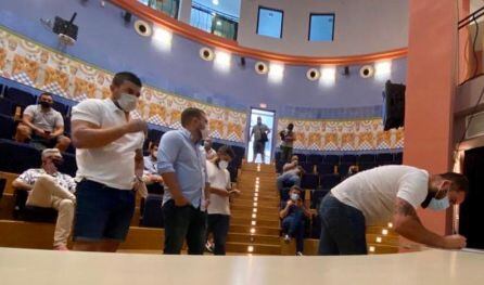 Reunión empresarios hostelería.