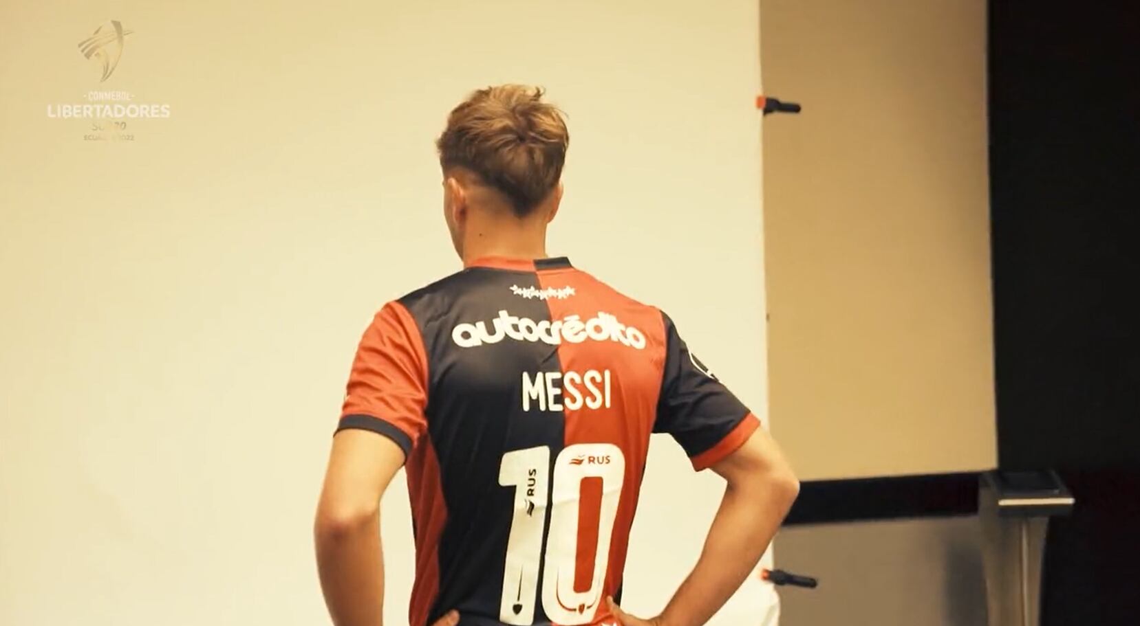 Joaquín Messi, con el '10' a la espalda en Newell's