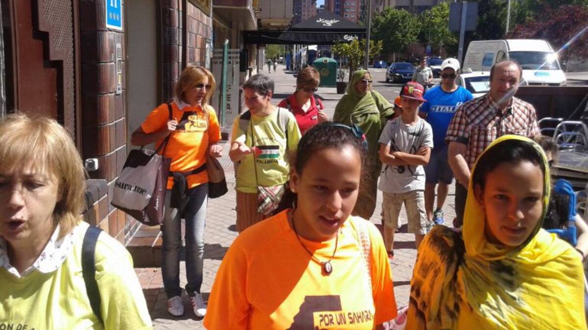 Las familias de acogida palentinas y los niños saharauis continúan su proceso de adaptación