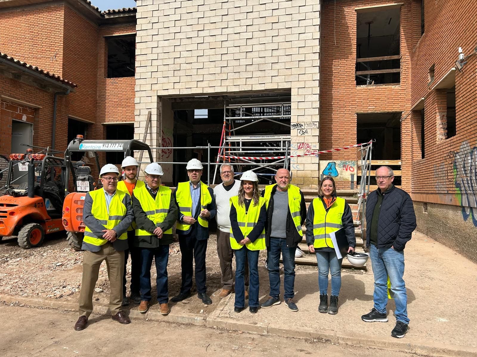 Visita obras Centro Tecnológico del Huevo