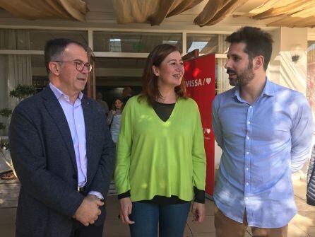 Armengol junto a Marí Ribas, a la izquierda de la imagen