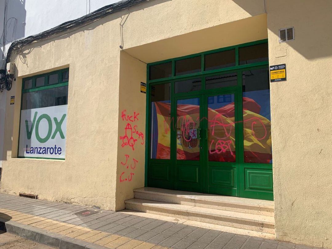 Sede de Vox en Lanzarote.