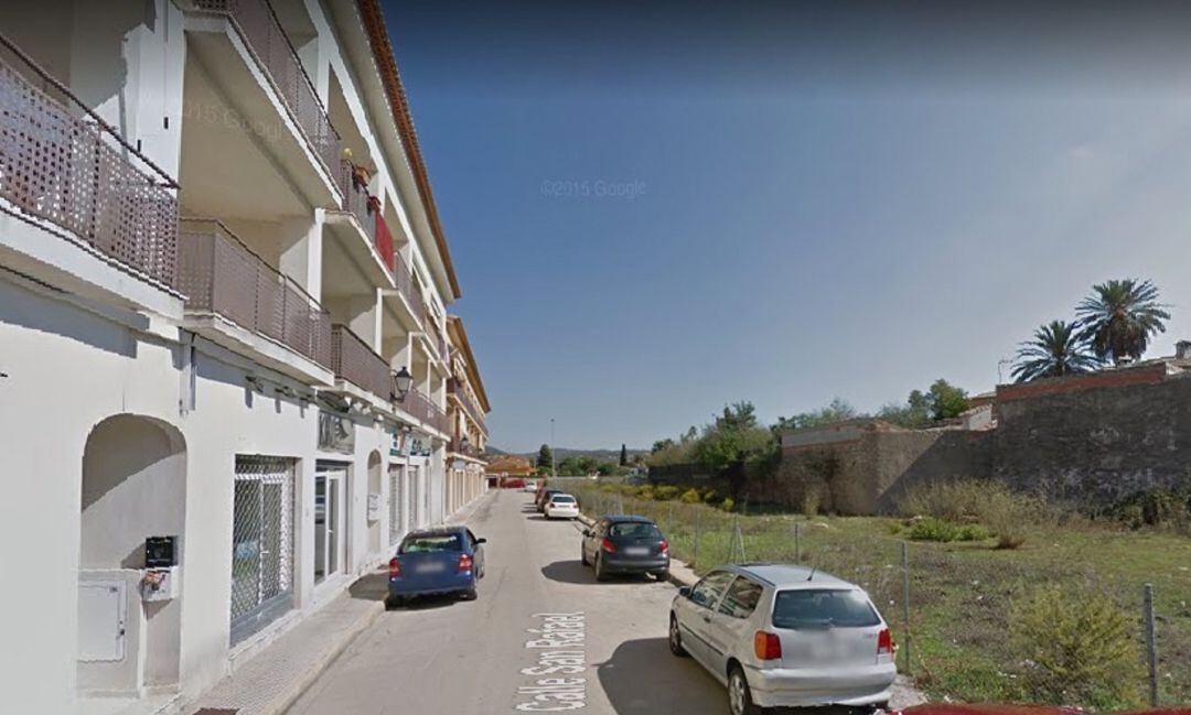 Calle San Rafael de Xaló. Google Maps