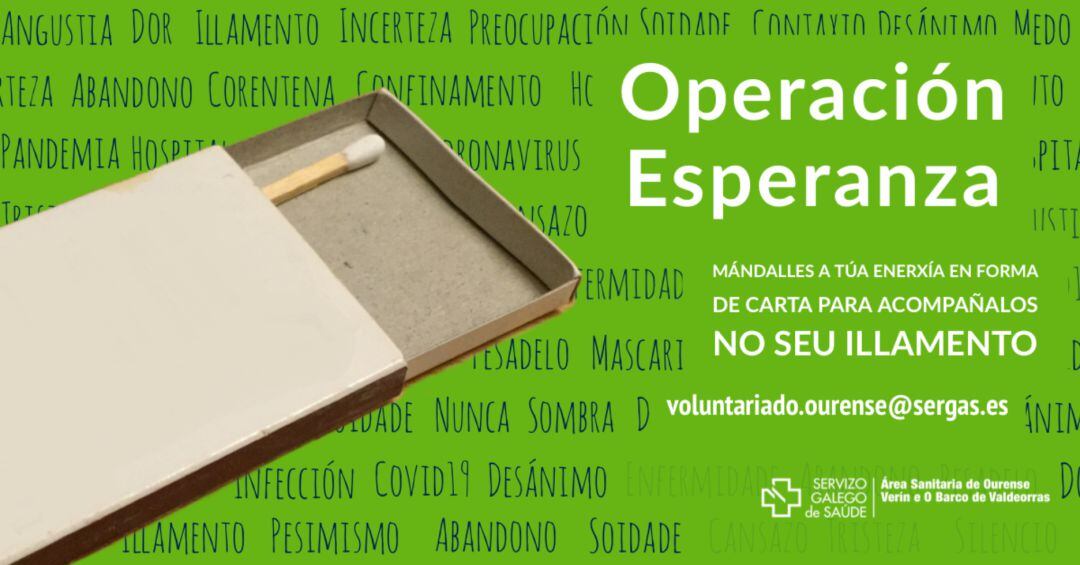 El objetivo es llenar de &#039;cartas&#039; y palabras de ánimo cada habitación de los hospitales de Ourense