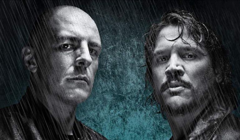 Los actores Robérto Álamo y Segio Peris-Mencheta protagonizan 'Lluvia constante', bajo la dirección de David Serrano, en el TACA de Alcobendas